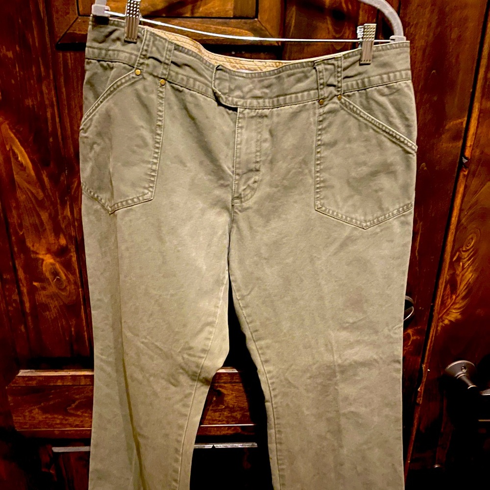 Denim Army Green pants